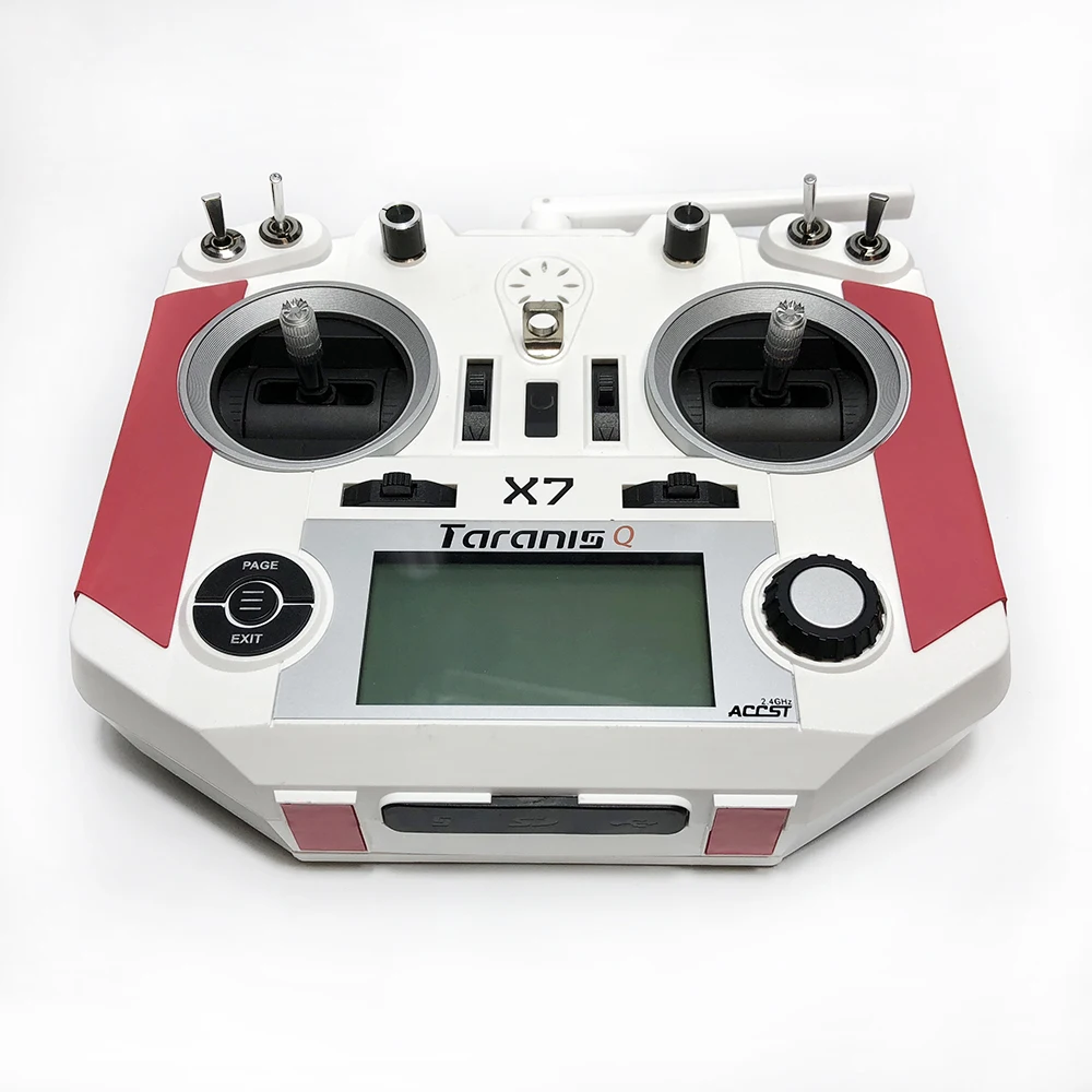 Non-Slip Cortex Grip & Foot Pad Red Black for FrSky Taranis Q X7/X7S RC Drone Transmitter