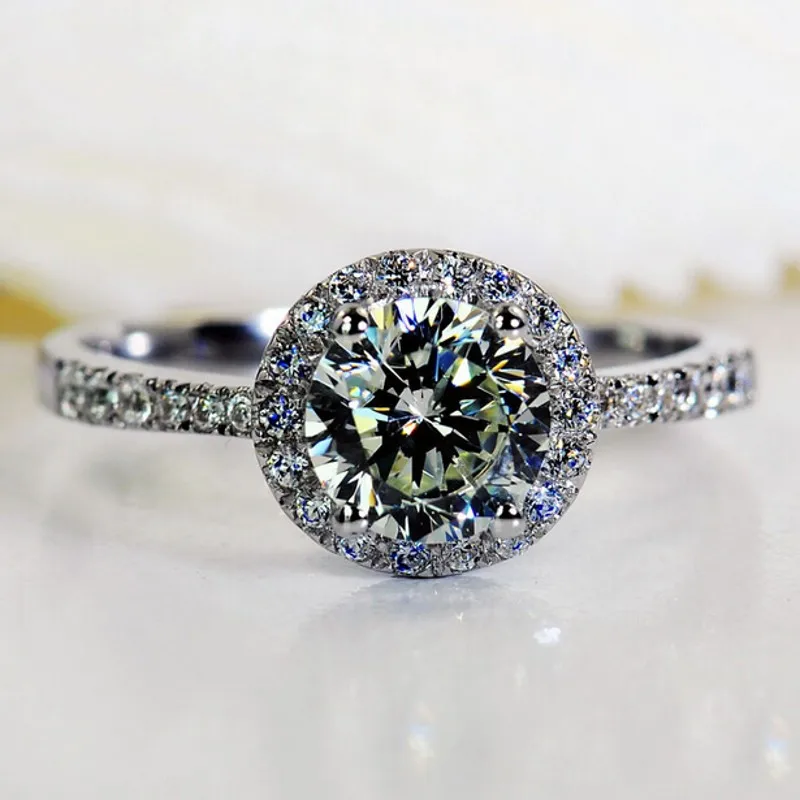 51 Styles Lab Diamond Promise Ring 925 sterling silver Engagement Wedding band rings for women men Gemstones Party Jewelry Gift