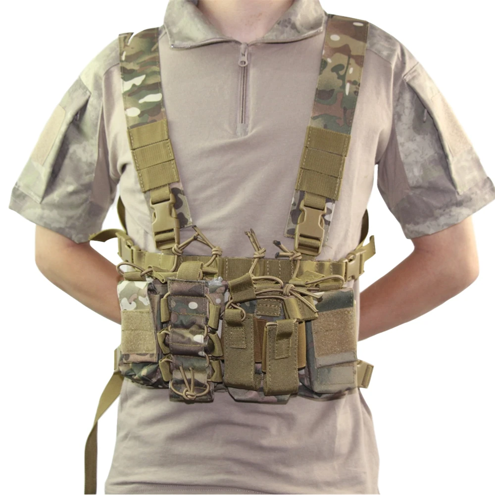 Military Equipment Tactical Vest Airsoft Paintball Plate Carrier Strike Chest Rig Pack Pouch Light Weight Heavy Duty Vest