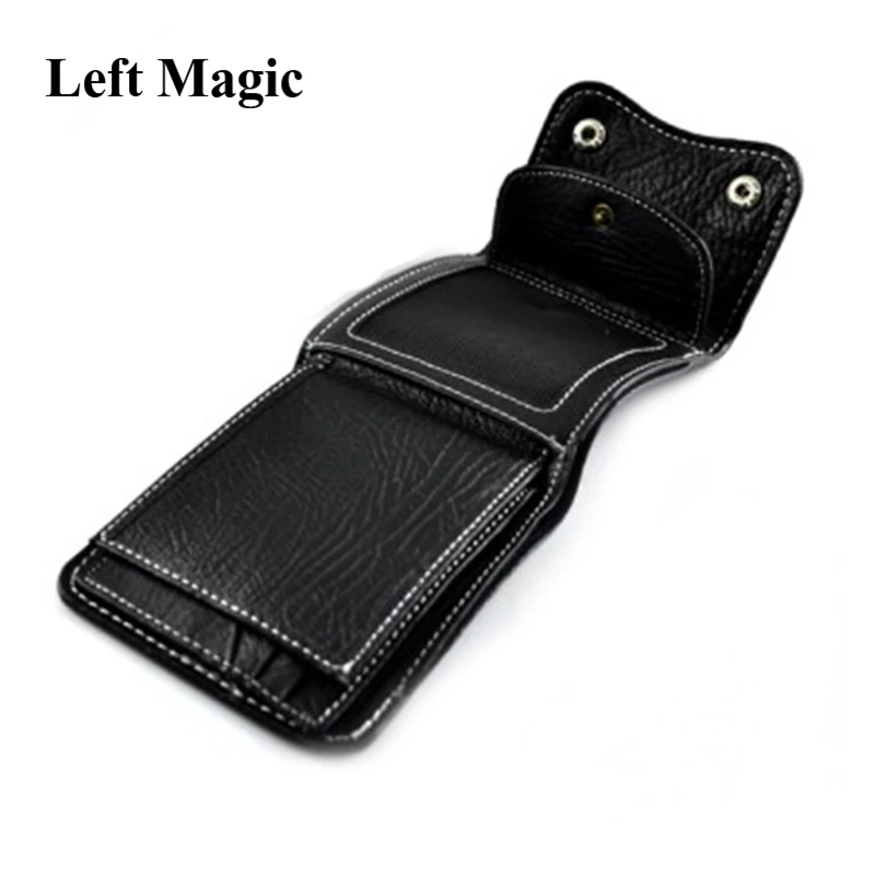 Magic Fire Wallet + Card to Wallet - 2 in1 Trick for Pro Magic Tricks Close Up Illusions Accessories Mentalism Gimmick Magia