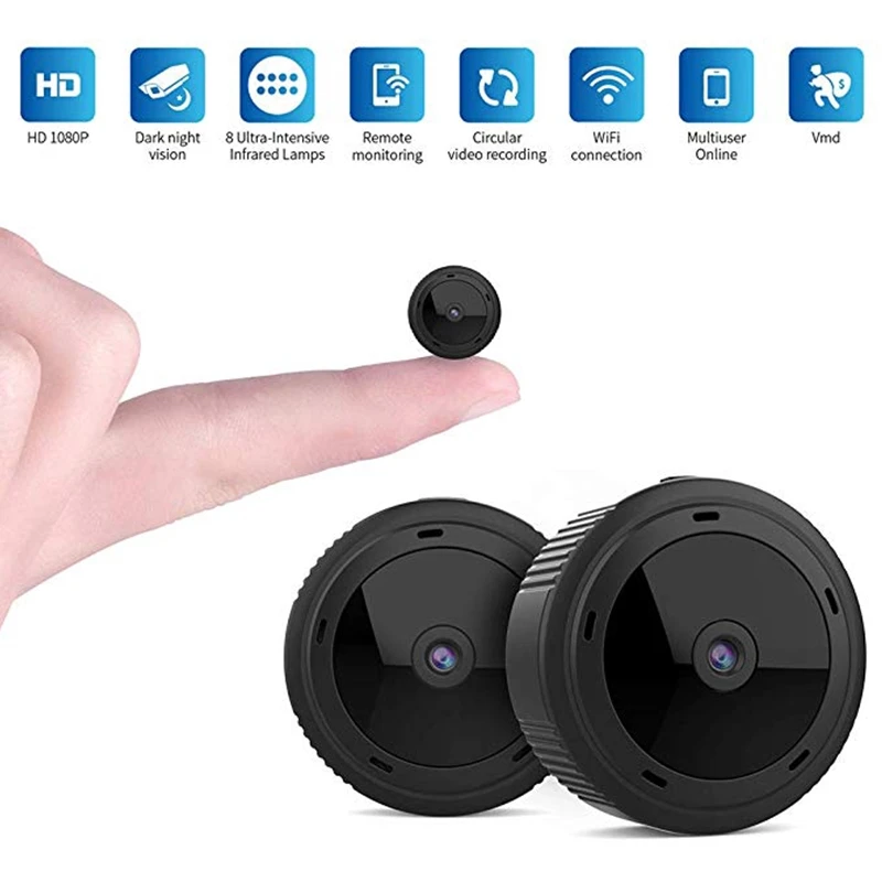 Mini Wireless Camera 1080P Video Recorder Camera Night Vision+IR Motion Detection+Hot Spot  Smart Security