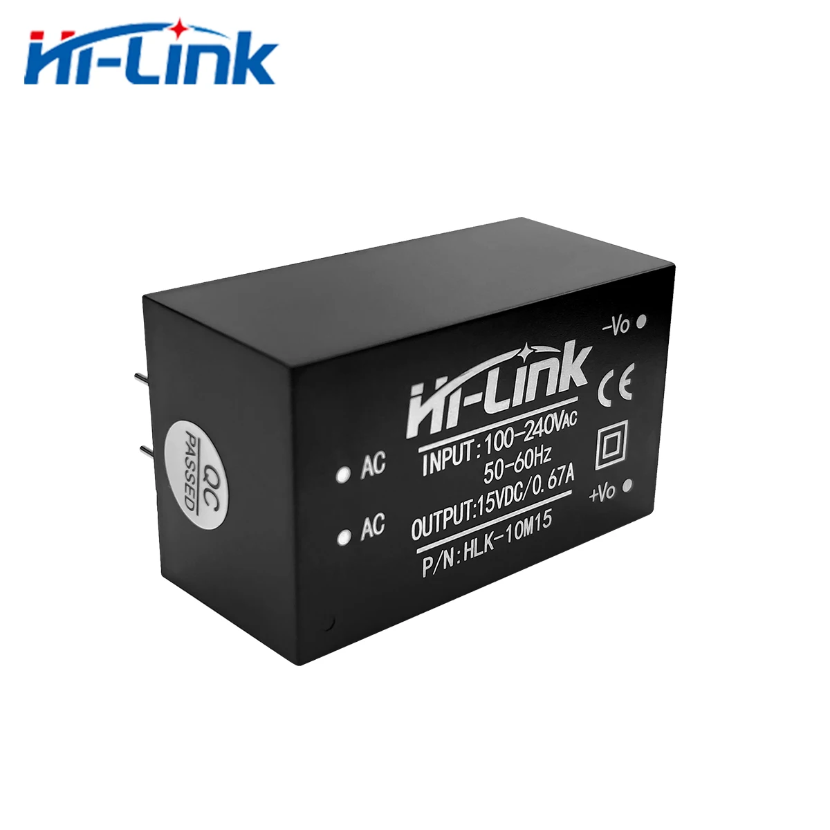 

Free Shipping 2pcs/Lot 10W 15V 0.67A AC DC Output Power Supply 220V with Factory Price HLK-10M15