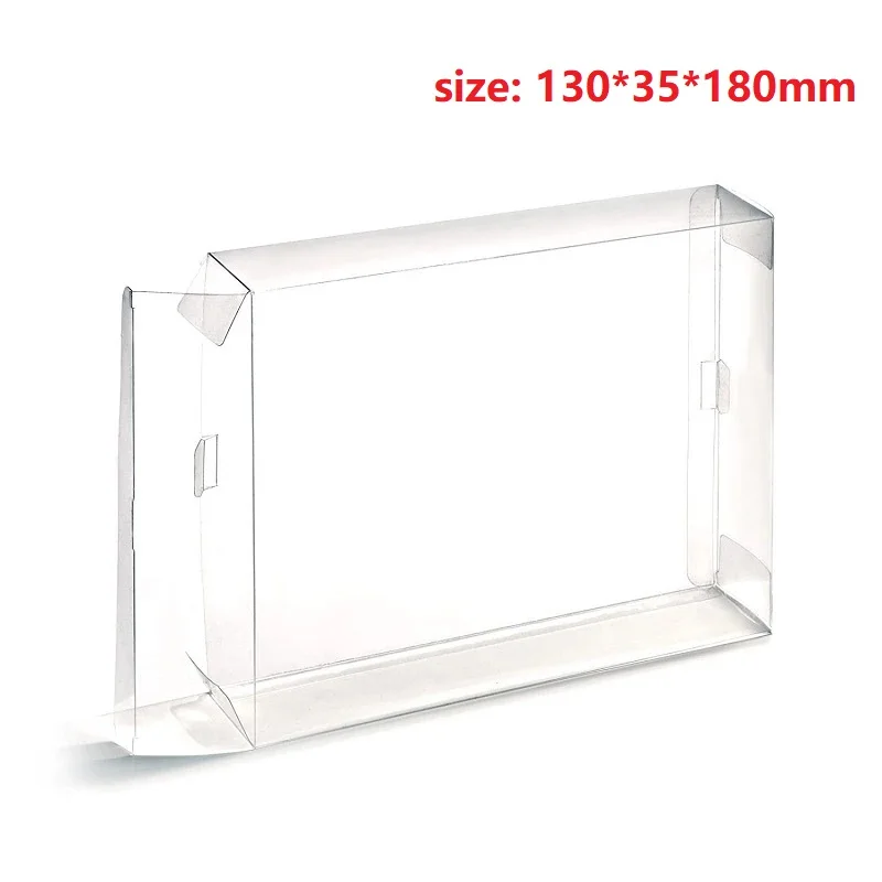 Ruitroliker-funda transparente para Cartucho de juegos, Protector CIB para SNES N64, 10 unidades