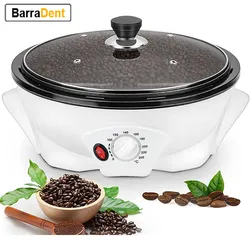 500g Electric Coffee Roaster Multifunctional Nut Peanut Cashew Chestnuts Roasting Non-stick Coffee Bean Roaster