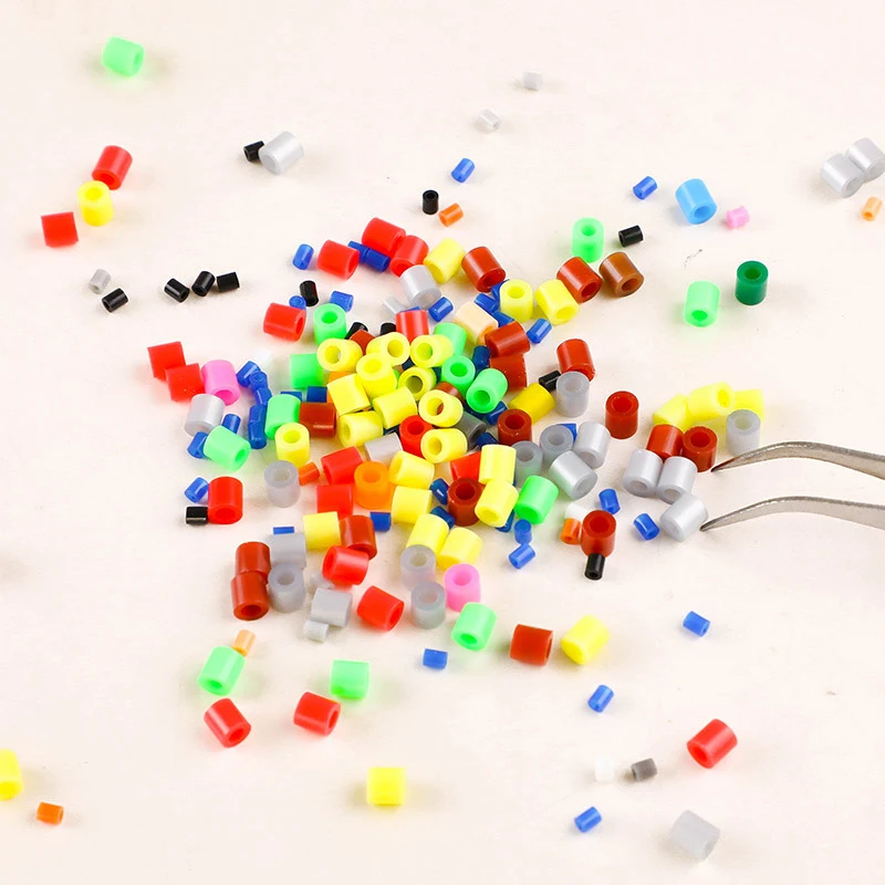 Hama Beads 5MM with Pegboards Ironing Paper Colorful Fuse Beads Kit Beading Kit Toys For Children Ironing beads