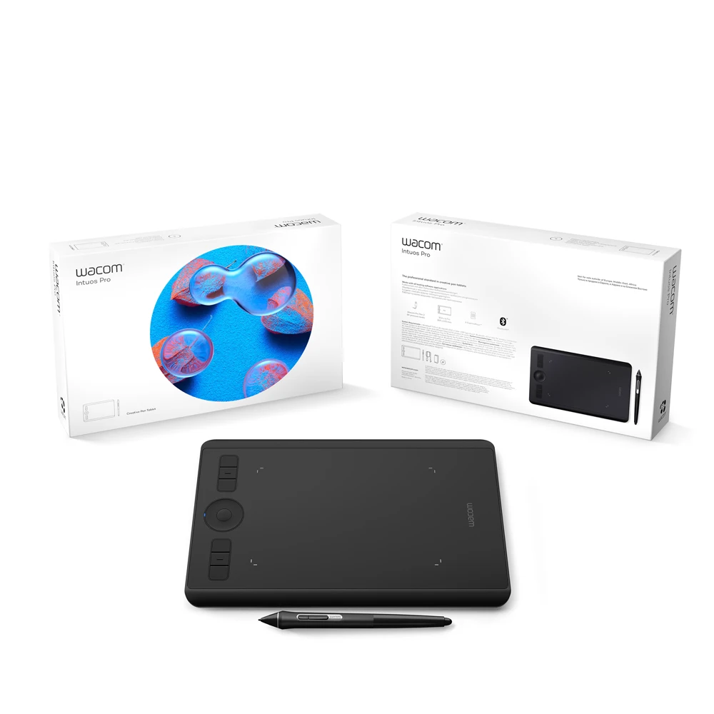 Bảng Vẽ Wacom Intuos Pro PTH-460 Kỹ Thuật Số Máy Tính Bảng Vẽ Đồ Họa Cho Mac Hoặc Máy Tính, Nhỏ 8192 Mức Lực