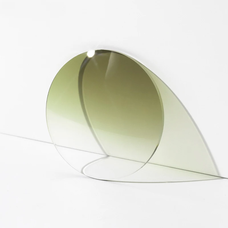 ZIROSAT Aspheric Tinted color MR-8 1.61index Super Tough Optical Glasses Prescription Lenses Strong Anti Reflective for Rimless