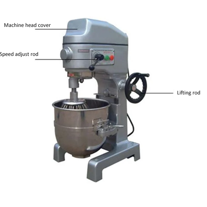 Three gear Food mixer multi-function eggbeater bakery mixer stainless steel stirring machine egg cream milkshake mixer 380V