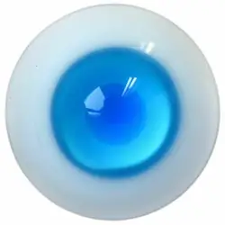[wamami] 6mm 8mm 10mm 12mm 14mm 16mm 18mm 20mm 22mm 24mm Blue Glass Eyes Eyeball Doll Dollfie Reborn Making Crafts
