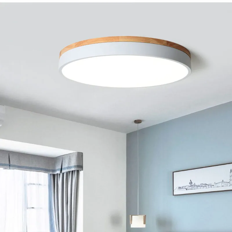 Lâmpada do teto LED interior, luz natural, luminárias, frio, quente, branco, sala de estar, quarto, corredor, 24w, 36w, 48w