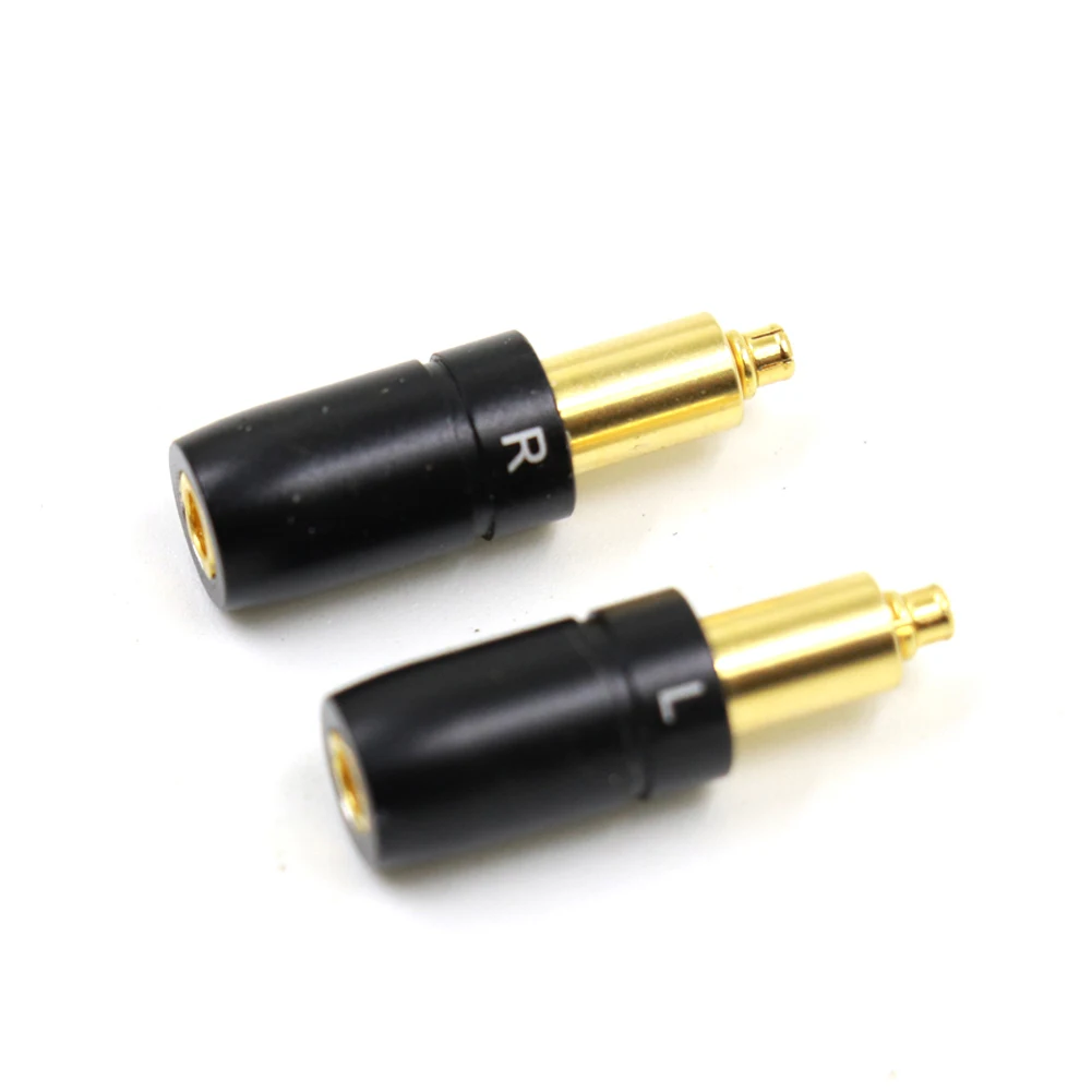 Thouliess one pair Gold plated Headphone Earphone Plugs For SRH1840 SRH1440 SRH1540 Male to MMCX Female Converter Adapter Cable