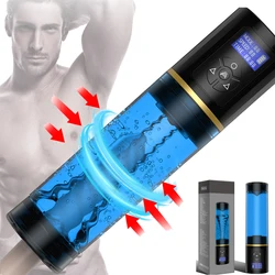 Water Bath Penis Enlargement Vacuum Pump Electric Sucking Male Masturbation Cup Penis Delay Training Sex Machine For Man