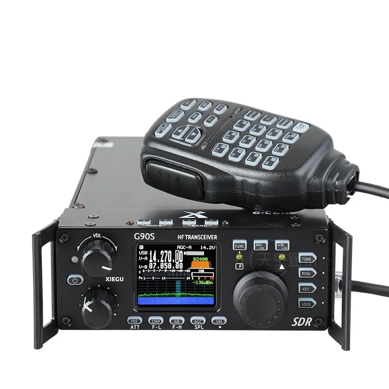 Xiegu G90S HF Transceiver 20W SSB/CW/AM 0.5-30MHz HF Amateur Radio SDR Structure with Built-in Auto Antenna Tuner