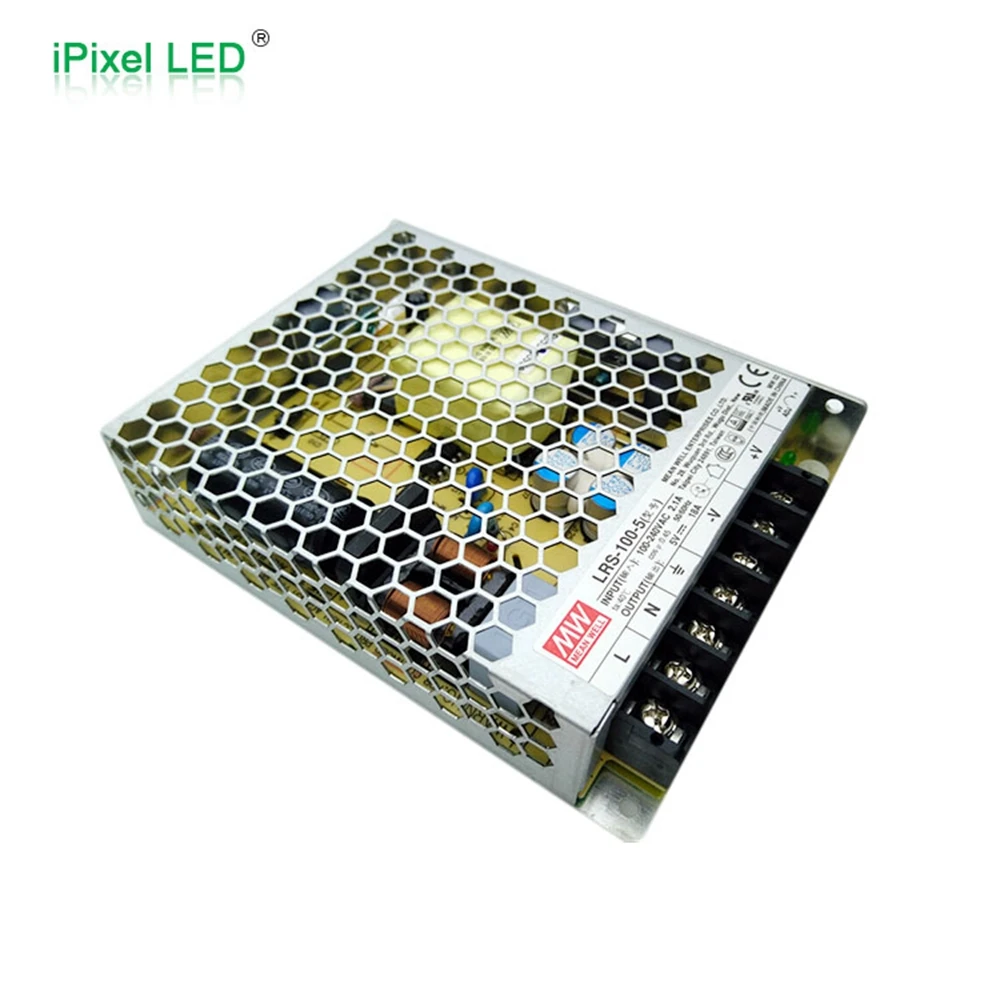LRS DC5V 100W LED Power Supply For Indoor Pixel Lighting