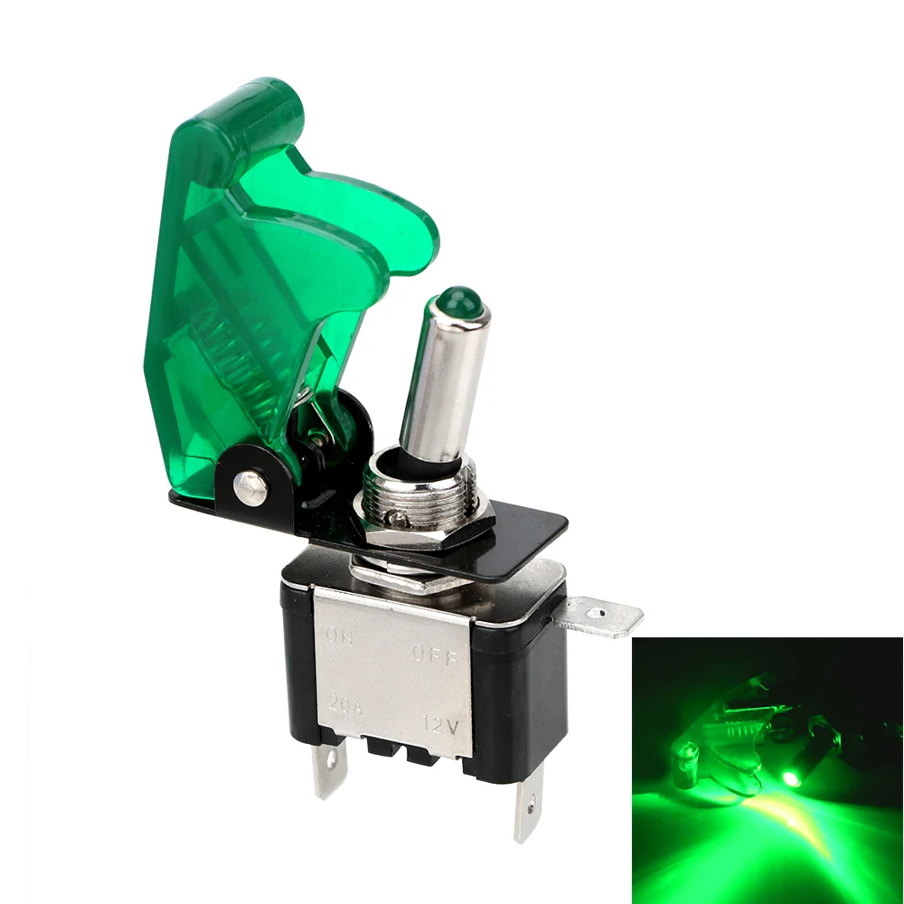 12V SPST Kippschalter LED-Licht für Zündungen Boost Marine Boot Rennwagen Schalter Licht Kippschalter LKW Anhänger Zubehör