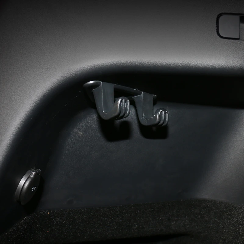 뒷 트렁크 후크 테슬라 모델 Y 인테리어 액세서리 크리 에이 티브 스토리지 장치 쇼핑 가방 우산 걸이 자동차 인테리어 부품