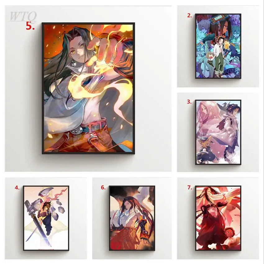 Shaman King Asakura Yoh Asakura Hao Anime Posters Wall Poster Canvas Painting Wall Decor Posters Wall Art Picture Home Decor