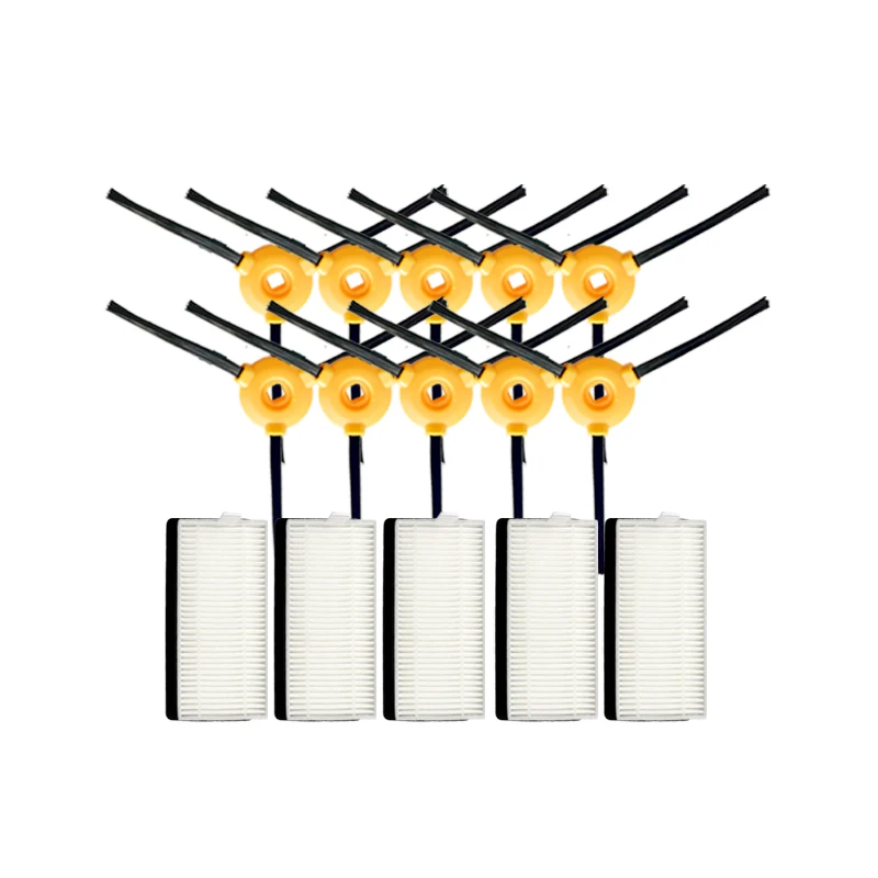 جهاز آلي لتنظيف الأتربة فرشاة جانبية فلتر HEPA لليسار M200/M201/M501-A/M571/T700 جهاز آلي لتنظيف الأتربة فرشاة تنظيف فلتر