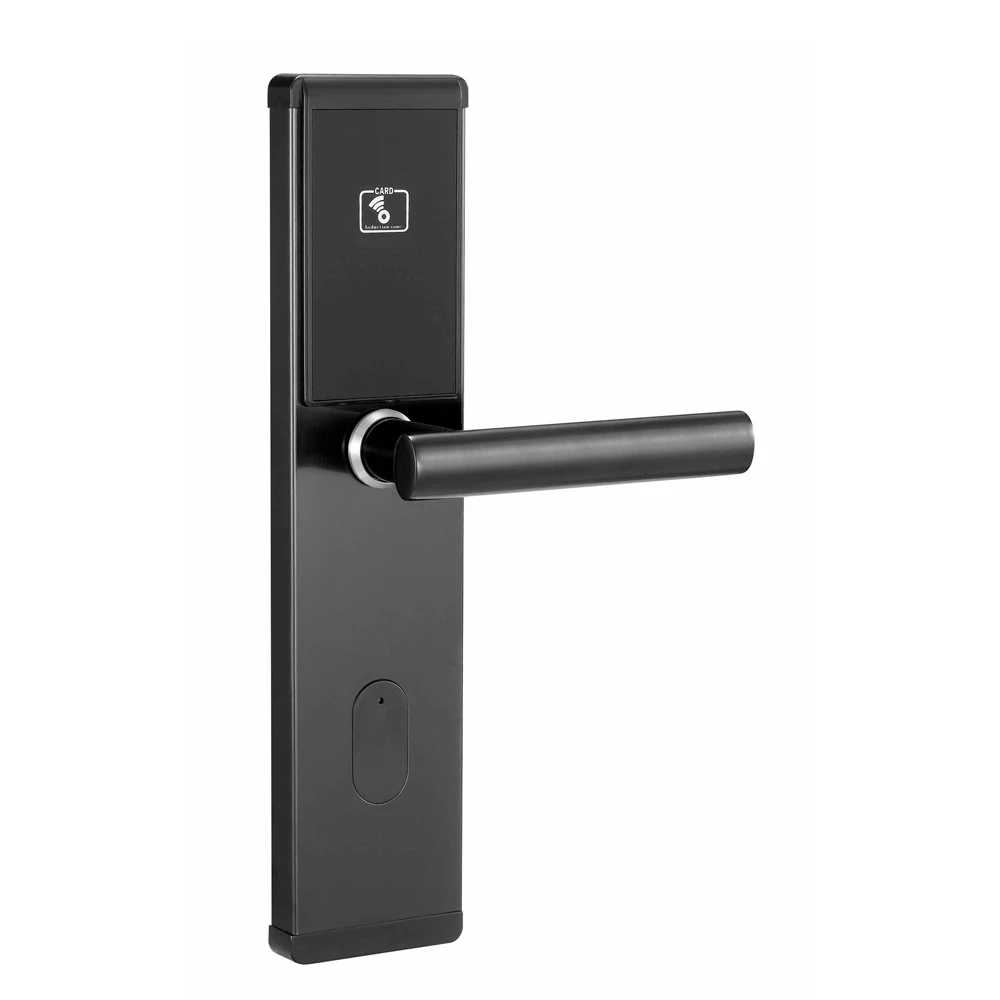 New fashion smart RFID hotel lock system, RFID card electronic door handle lock, smart hotel door lock system RIFD system