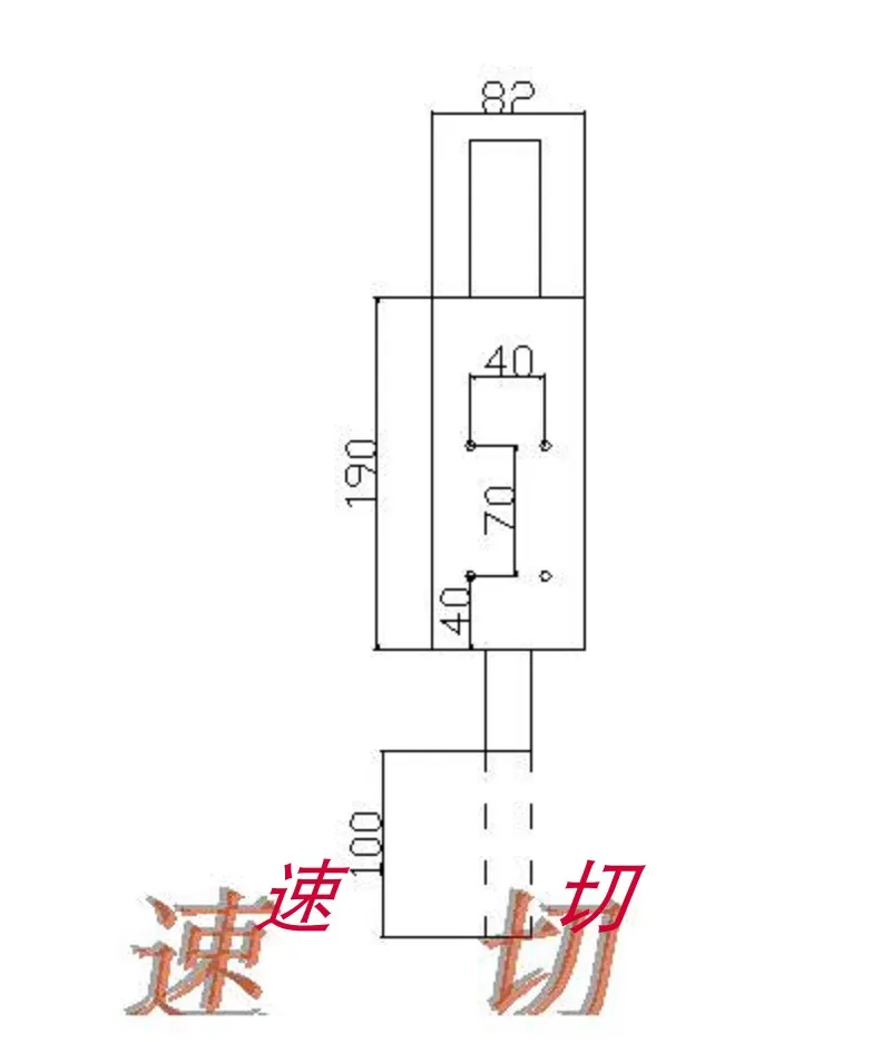 Huyết tương Ngọn Lửa Cắt CNC Máy Cắt Đèn Pin Giá Đỡ Z trục Nâng 100mm DC24V