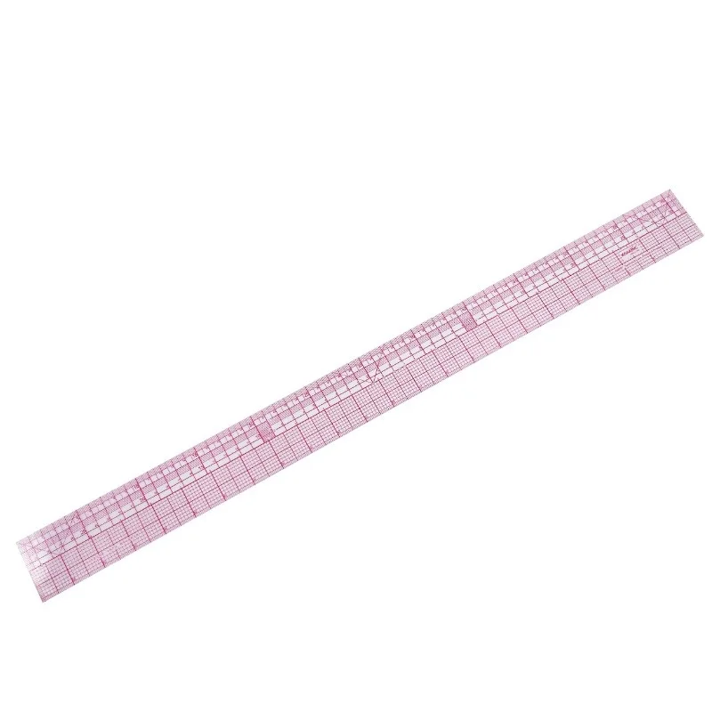 60cm Graph Ruler Transparent Straight Ruler Clothing Design Tailor Ruler H8097