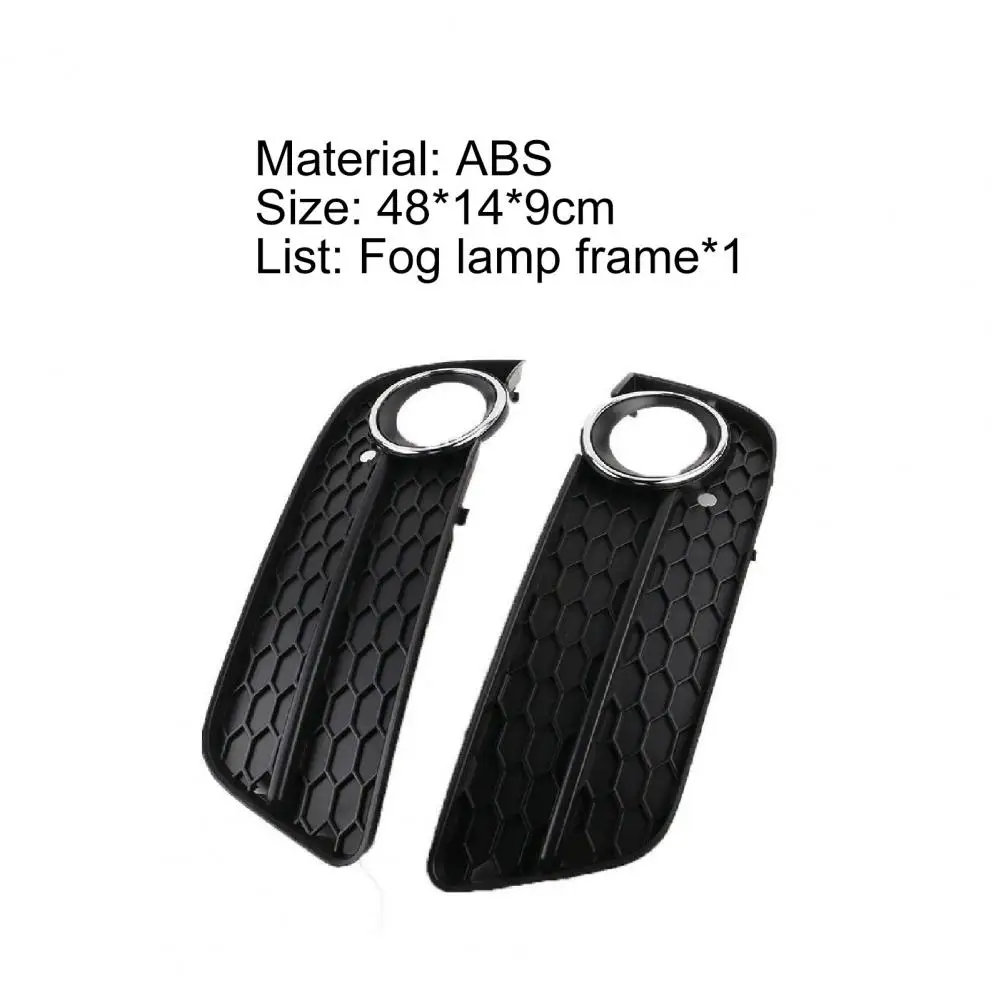 2 Pcs Fog Light Cover Car Front Fog Light Cover Parts Bezel 8T0807681 8T0807682 For Audi A5 08-11