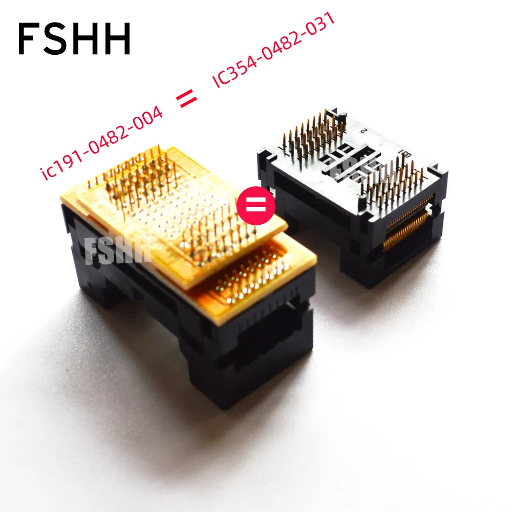 TSOP48 test socket IC191-0482-004 instead of IC354-0482-031 0.5mm 20mm FLASH socket