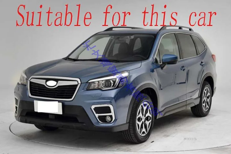 For Subaru Forester 2018 2019 2020 Red Side Door Line Garnish Body Trim front + rear bumper exterior accessories