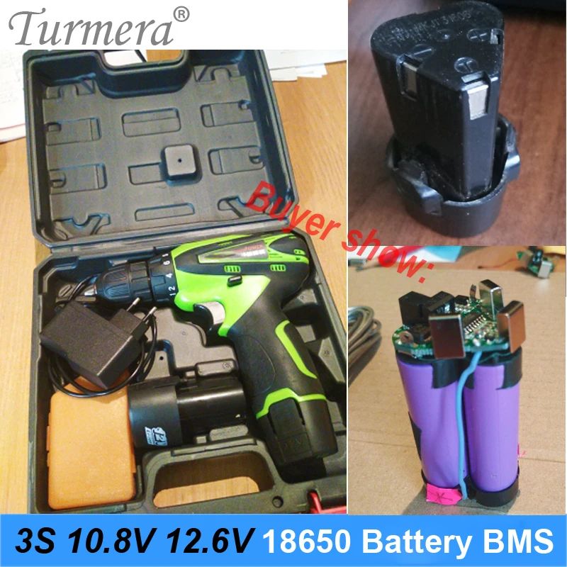 3S 12.6V 10.8V 18650 리튬 배터리 BMS 보호 보드 회로 모듈, 드라이버 배터리 12V 3s 팩 BMS 사용 Turmera