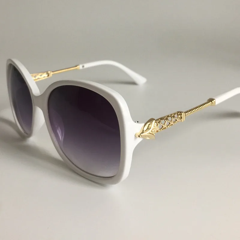 

HOT Women Sunglasses Oversize Frame Sun Glasses Anti-UV Spectacles Hollow Temples Adumbral A++