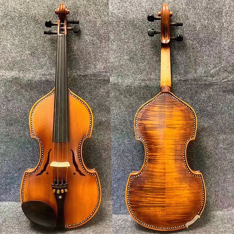 

Baroque style SONG Brand profession violin 4/4, carving neck and ribs,inlay nice shell,explore baroque music#15105