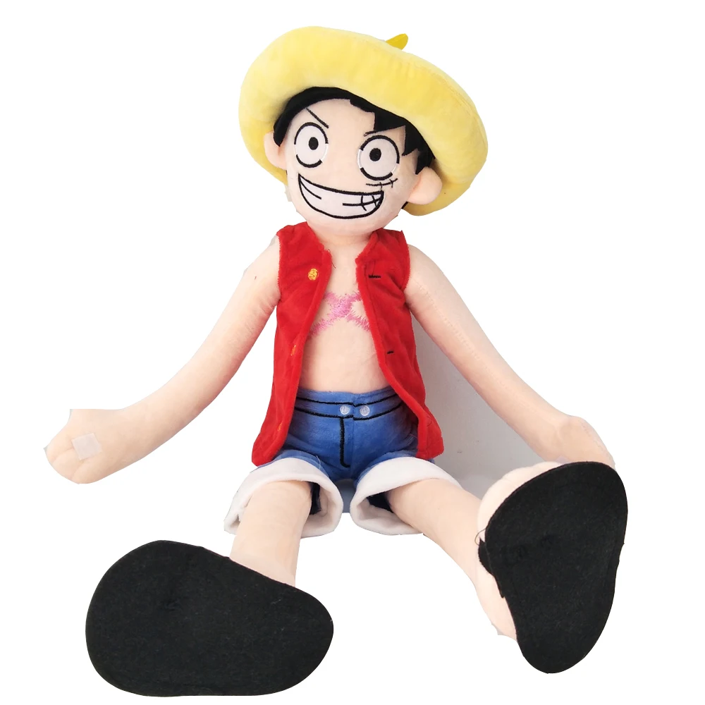 

Kid Christmas Birthday Gift Luffy Pirate King Children Plush Stuffed Toy