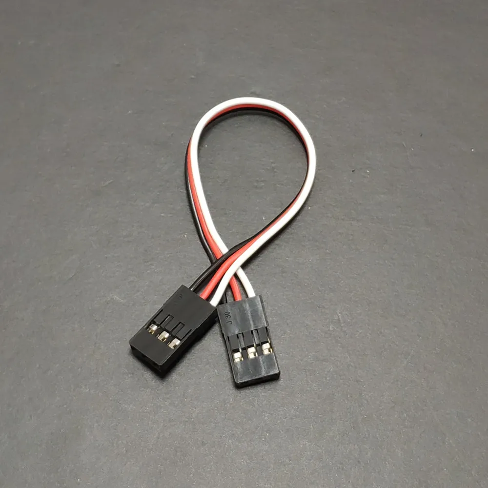 10 sztuk przedłużacz do serw kabel 5cm/10cm/15cm/20cm/30cm 26AWG okablowania JR Futaba wtyk męski na żeński dla RC DIY akcesoria do modeli