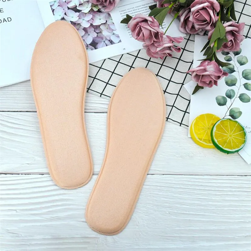 1 pair Memory Foam Shoe Insoles Breathable Absorbing Arch Soft Comfortable Athletic Insole Shock Sport Shoes Pad Pain Relief