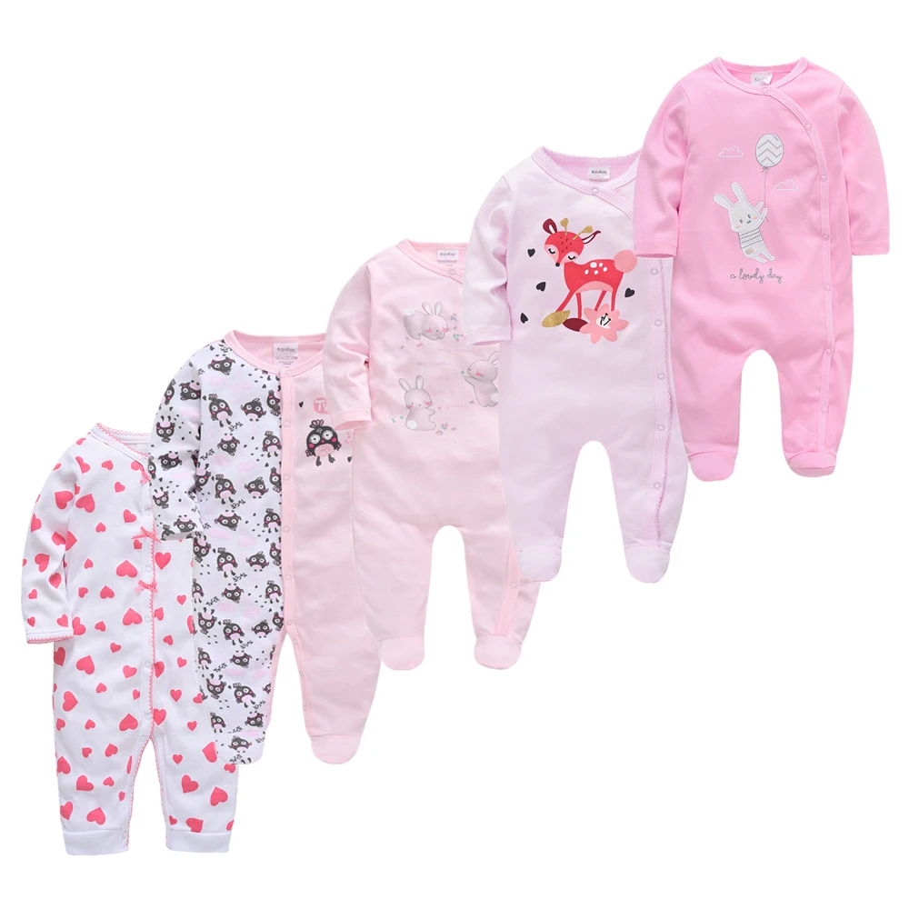 

Newborn Baby Girl Boy Pijamas bebe fille Cotton infant rompers onesies Breathable Soft ropa bebe Newborn Sleepers Baby Pjiamas