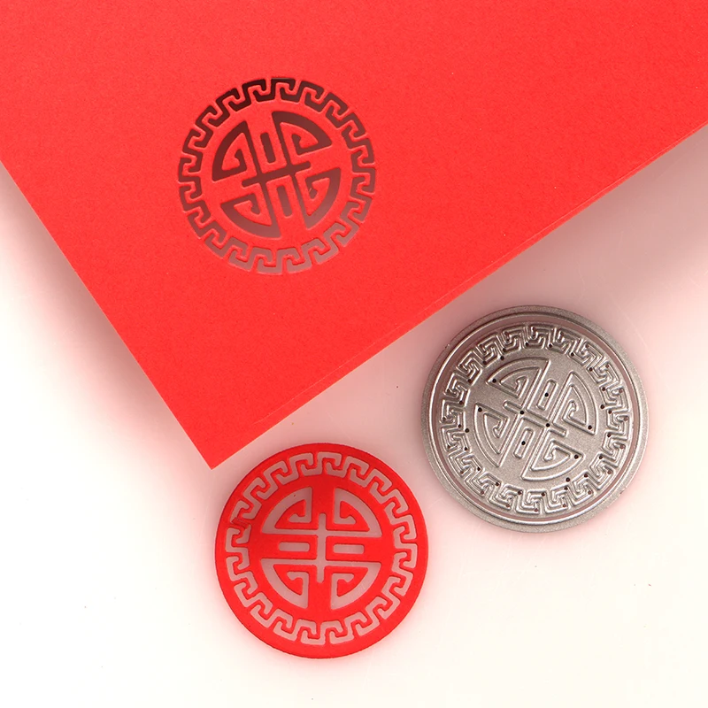 DUOFEN METAL CUTTING DIES Chinese New Year blessing fu Chinese character kanji stencil DIY Scrapbook Paper Album 2020 new