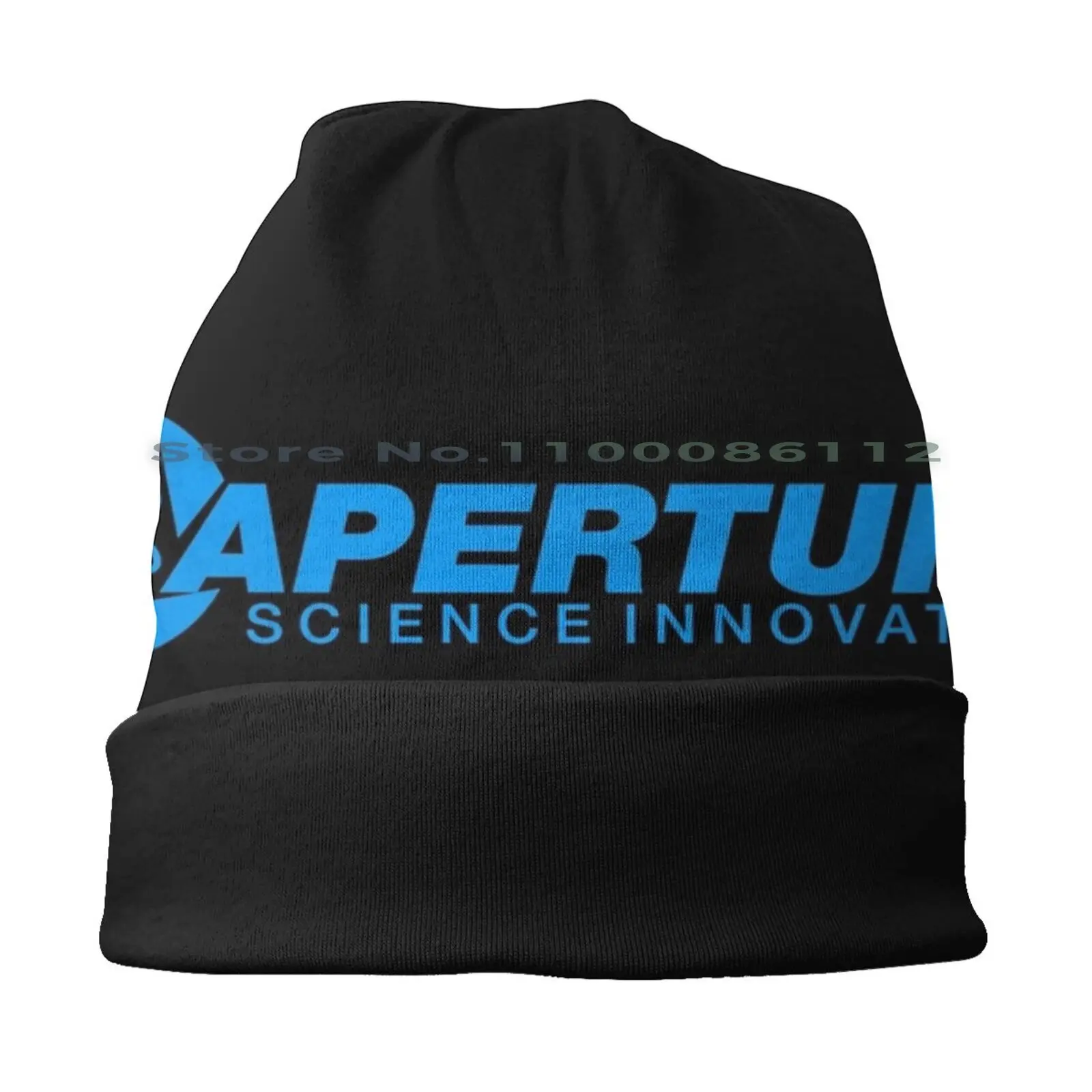 Aperture Science Innovators Beanies Knit Hat Aperture Science Portal 2 Valve Glados Gaming Geek Steam Aperture Chell Funny