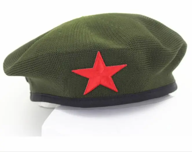 Bérets de cosplay de fête pour femmes, chapeaux militaires au crochet féminin, casquette plate étoile, casquette marine, nouveau, 2020