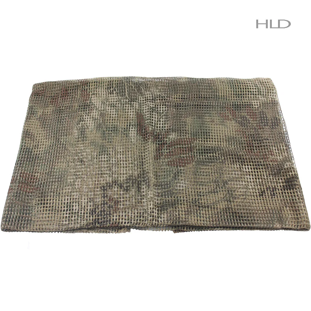 VULPO Multifunction Camouflage Mesh Scarf Tactical Scarf Sniper Face Veil Scarves For Hunting Hiking