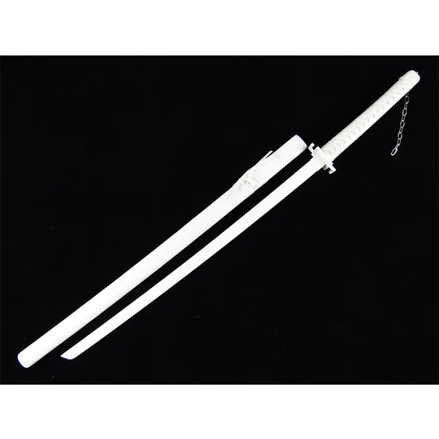 [Funny] 120cm Cosplay Anime Bleach weapon Kurosaki Ichigo Katana wooden Sword model Costume party Anime show Japan samurai sword