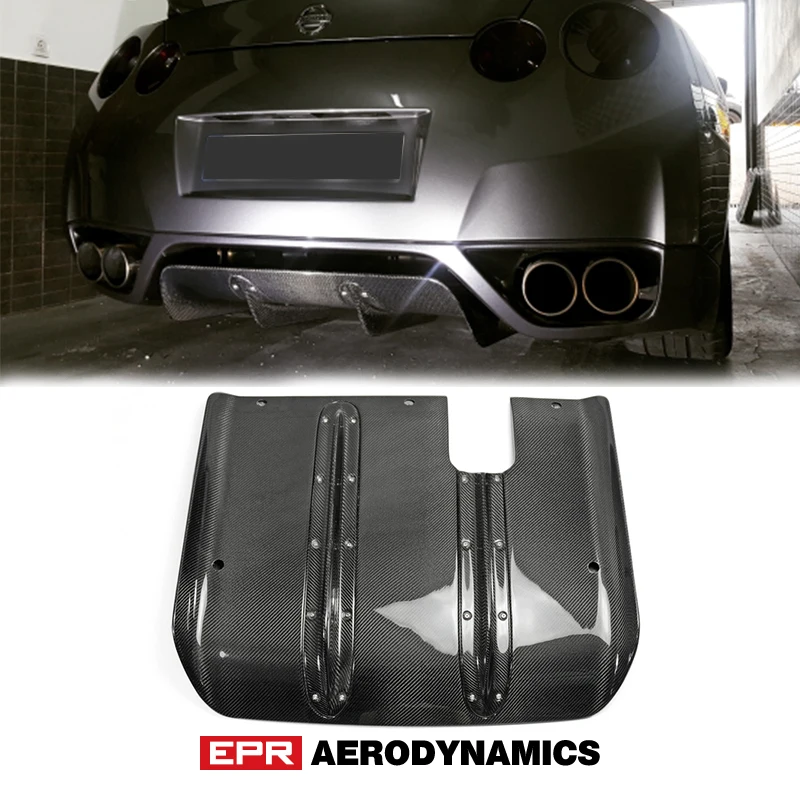 

Car-styling For Nissan R35 GTR Carbon Fiber LB Style Rear Diffuser Fibre Back Bottom Under Panel Racing Body Kit Accessories