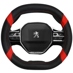 DERMAY Car Steering Wheel Cover Micro Fiber Leather Customized for Peugeot Rifter 5 Colors Dermay High Quality Auto Accessories