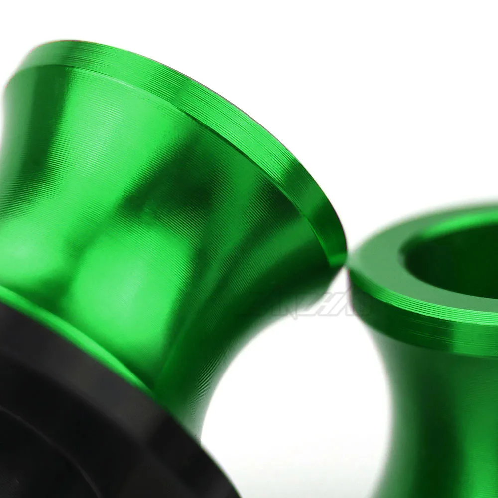 ER-6N للدراجات النارية Swingarm بكرات حامل خلفي مسامير المتزلجون باستخدام الحاسب الآلي الألومنيوم اكسسوارات لكاواساكي ER6N 2006 - 2013 2014 2015 2016 #5