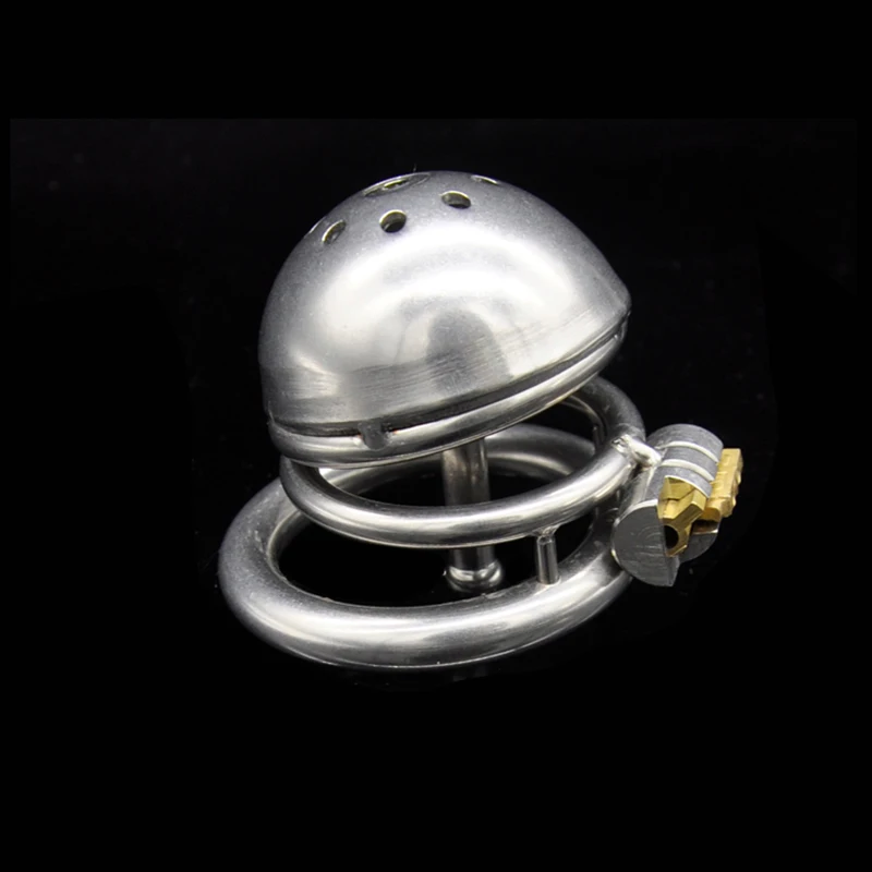 CHASTE BIRD Stainless Steel Male Chastity Device with Catheter Cock Cage Chastity Belt Penis Belt Magic Lock Ring BDSM A221