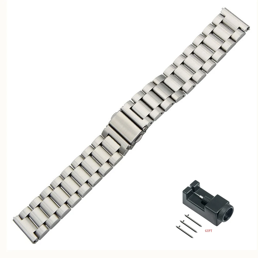 Thay Thế Thép Không Gỉ Dây Đeo Xiaomi Huami AMAZFIT BIP Lite Đồng Hồ Thông Minh 20Mm Điều Chỉnh Được Được Vòng Tay