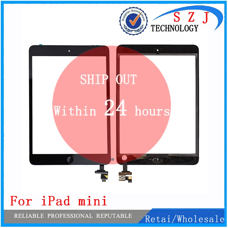 

For iPad Mini 2 1 Touch Screen Digitizer with Home Button for iPad Mini1 A1432 A1454 A1455 ipad Mini2 A1489 A1490 A1491 Glass