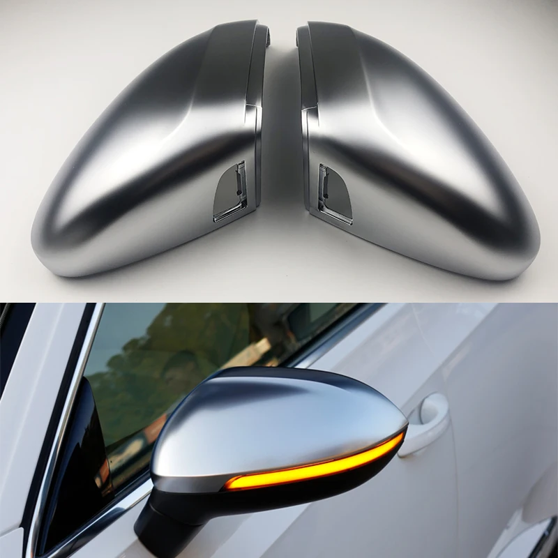 

Side Mirror Case Chrome Door Wing Cover Cap For VW Passat B8 Areton Golf 7 R mk7 7.5 gti Golf 6 MK6 Passat B7 CC Scirocco E-GOLF