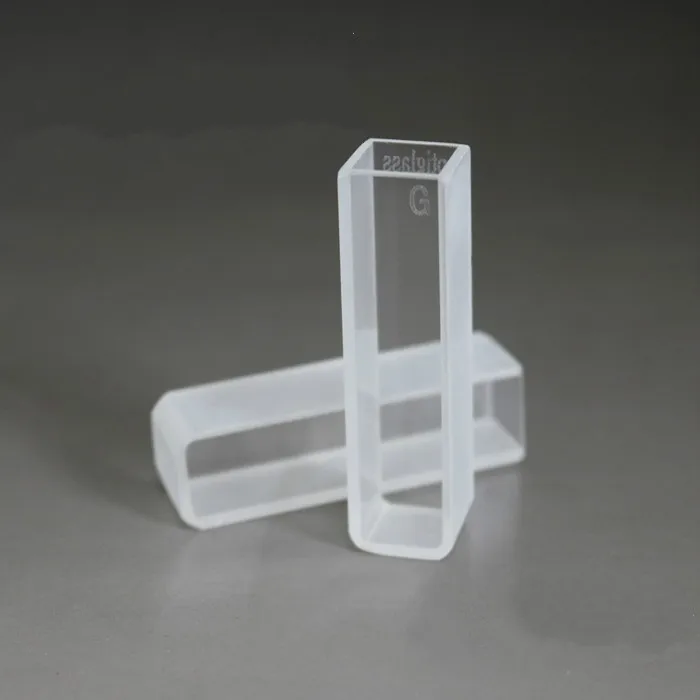 10Mm Standar Kaca Cuvette dengan Transmitansi Cahaya Yang Tinggi