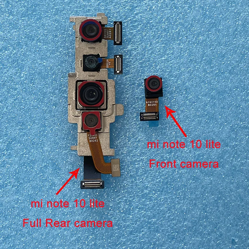 Original For Xiaomi Mi Note 10 Note 10 Lite Note 10 Pro Rear Big Camera+Wide Angle+Macro+Depth filed For Mi 10 Mi 10Pro 10 Ultra