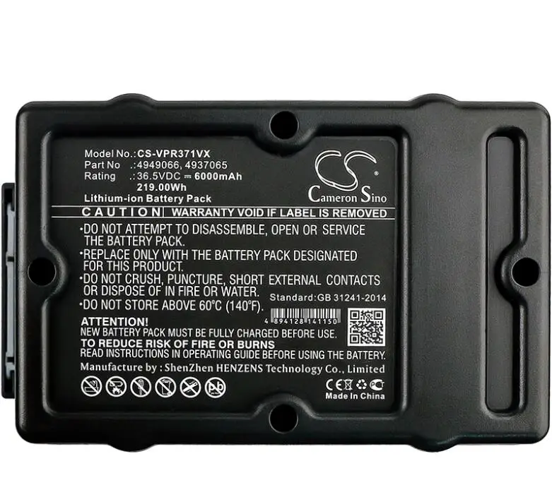 cameron sino 6000mah battery for WOLF GARTEN Hybrid Power 37 40 Power 37 40 4937065 4949066 PACK 1 Lawn Mowers Battery